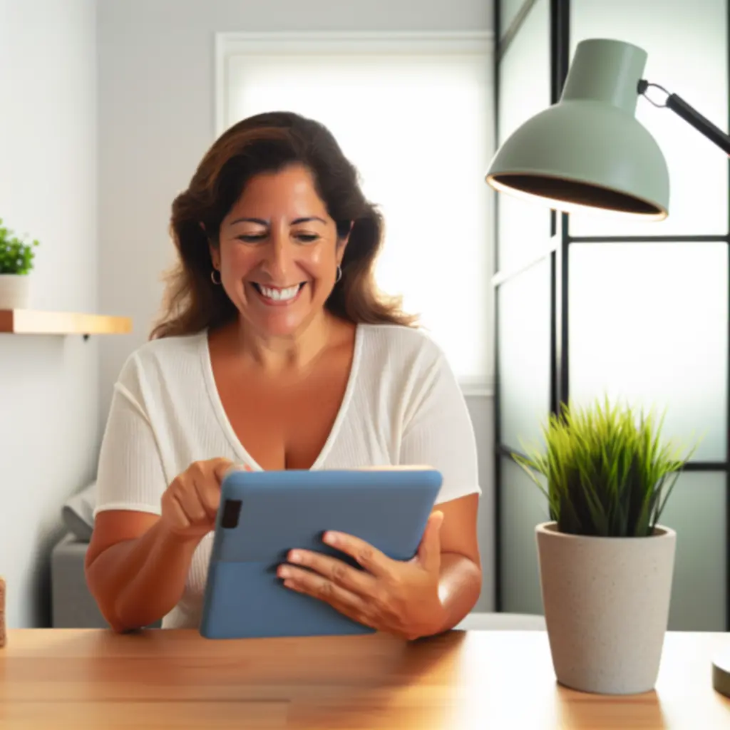 Zadowolona klientka Homely PL po złożeniu zamówienia