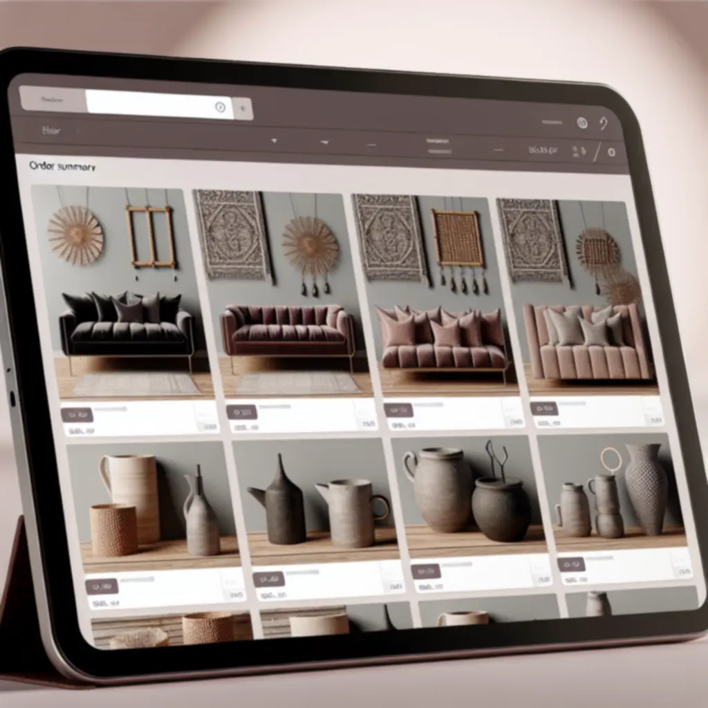 Produkty z koszyka Homely PL w podsumowaniu zamówienia